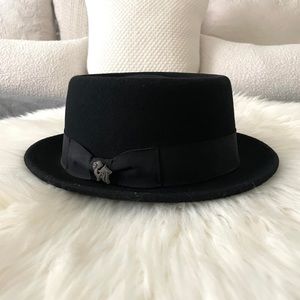 Wool Pork Pie Style Hat